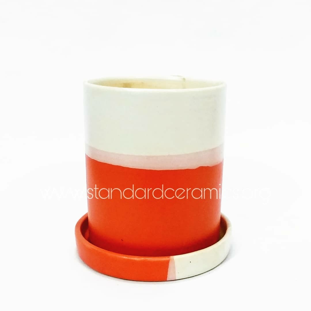 Ceramic TableTop Pots SCI - 482 - H- 4.5 W- 3 Inches, SCI - 482