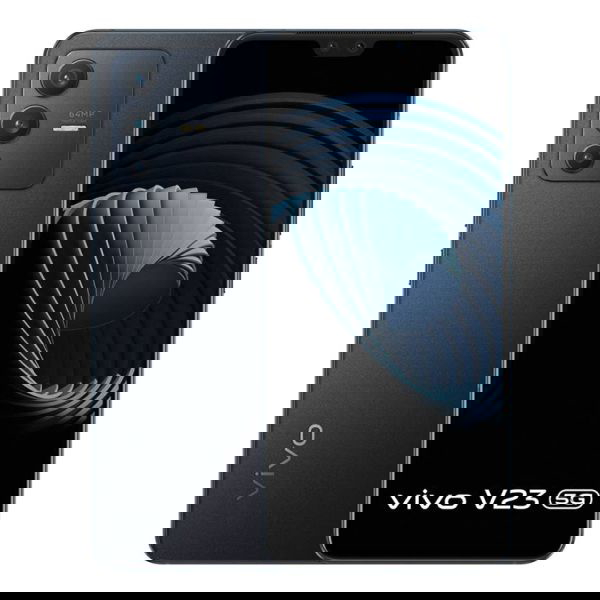 VIVO V23 5G - BLACK, 8+128 GB, FREE BLUETOOTH SOUNDBAR WORTH Rs.2199/-, 2000/- ON ICICI/SBI/KOTAK/IDFC/BOB/FEDERAL