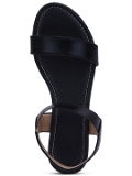 Flat Sandal -6 Pair set(₹165/Pair) - Black