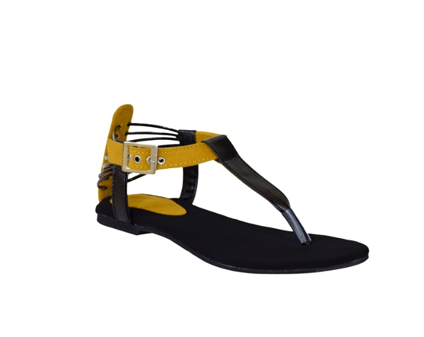 Sandals -6 Pair Set(₹171/Pair) - Yellow