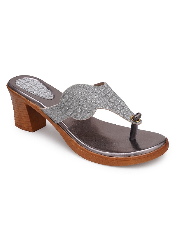 Heel slipper- 6 Pair Set (₹257/Pair) - Grey