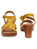 Heel Sandals-6 Pair Set(₹275/Pair) - Mustard