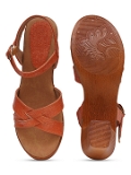 Heel Sandals-6 Pair Set(₹275/Pair) - Tan