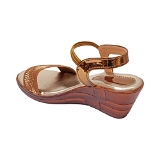 Wedges sandals-6 Pair Set(₹234/Pair) - Copper