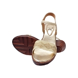 Wedges sandals-6 Pair Set(₹234/Pair) - Golden