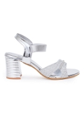 Heel sandal -6 Pair Set(₹342/Pair) - Silver