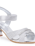 Heel sandal -6 Pair Set(₹342/Pair) - Silver