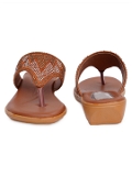 Flat slipper -6 Pair Set(₹266/Pair) - Tan