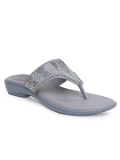 Flat slipper -6 Pair Set(₹266/Pair) - Grey