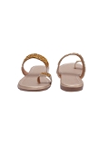 Flat slipper-6 pair Set(₹162/pair) - Golden