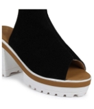 Heel Sandal -6 Pair Set(₹234/pair) - Black
