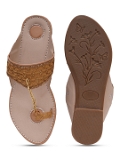 Kolhapuri -6 pair Set(₹205/pair) - Tan