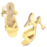 Heel sandal-6 pair Set(₹351/pair) - Yellow