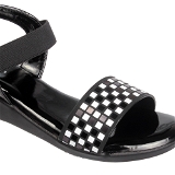 Flat sandal 6 pair set(₹234/ Pair) - Black