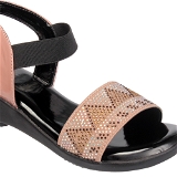 Flat sandal 6 pair set (₹234/ Pair) - Peach