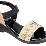 Flat sandal 6 pair set (₹234/Pair) - Cream