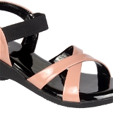 Flat sandal 6 pair set(₹218/ Pair) - Peach