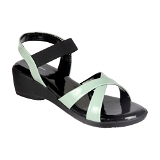 Flat sandal 6 pair set(₹218/ Pair) - Seagreen