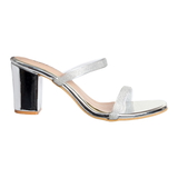 Heel Slipper 6 Pair Set(₹ 293/ Pair) - Silver