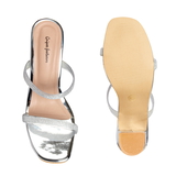 Heel Slipper 6 Pair Set(₹ 293/ Pair) - Silver