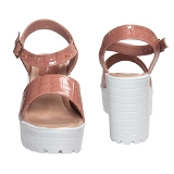 Heel Sandal 6 Pair Set(₹ 274/ Pair) - Peach