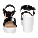 Heel Sandal 6 Pair Set(₹ 274/ Pair) - Black