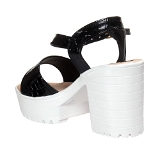 Heel Sandal 6 Pair Set(₹ 274/ Pair) - Black
