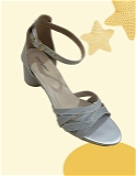 Fancy heel- 6Pair set (₹310/ Pair) - Silver