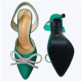5inch heel- 6 pair set (₹445/ Pair) - Green