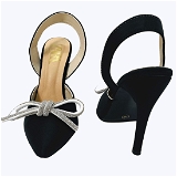 5inch heel- 6 pair set (₹445/ Pair) - Black