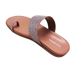 Flat slipper(6 pair set)₹ 238/pair - Peach