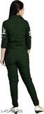 GKb-45499388 Flawsome Classy Trendy Girls Pretty Stylish Green Jacket - Dark Green, 11-12 Years