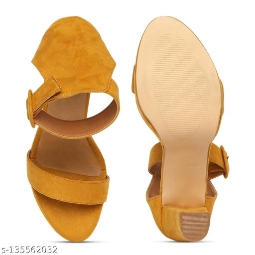 GFb-135562032 Be Bold Mustard Heels - P-A, IND-8