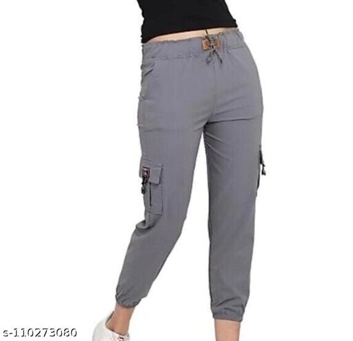 GWWa-110273080 TOKO JOGGER FOR GIRLS,STRETCABLE WITH ELASTICATED - Gray, 30