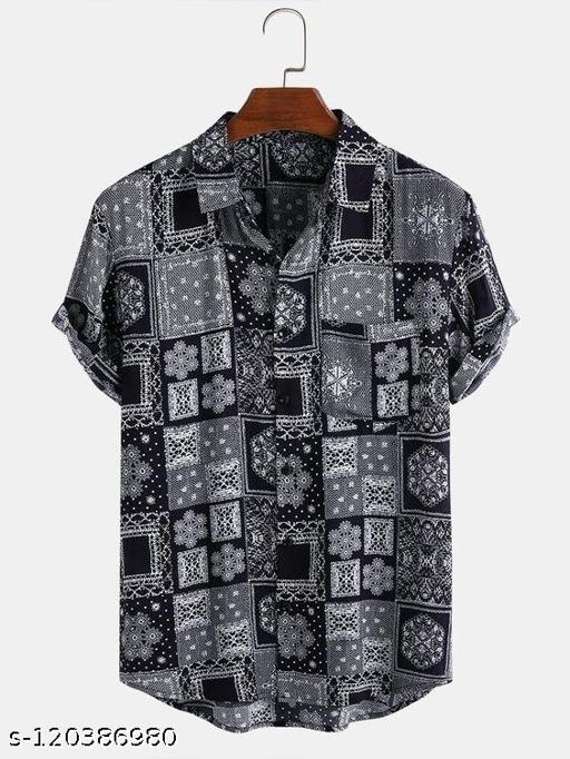 GMb-120386980 Half Sleeve Shirt For Boys  - Black, XL