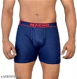 GIWa-168007057 Macho Underwear 6 pc Long Trunk - P-🅰️, M
