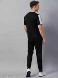 GMa-158218514 Chrome & Coral Men Tracksuits - Black, S