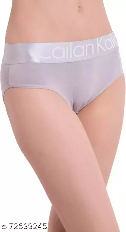 GIWb-72699244 Women Combo Hipster(Pack of 2) Panty - L, Grey