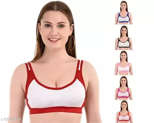 GIWb-6542949 Women Non Padded Everyday Bra - White, 32-🅱️