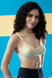 GIWb-144457723 Clovia Non-Padded Non-Wired Full Cup T-shirt BraClovia Non-Padded Non-Wired Full Cup T-shirt Bra - Ivory, 36-𐃗
