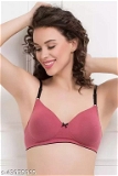 GIWb-43075805 Clovia Cotton Padded Non-Wired Multiway T-shirt Bra - Cranberry, 36-🅱️