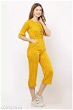 GWWa-81107895 Striped jumpsuit - Yellow, XL