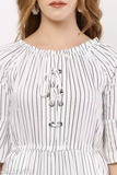 GWWa-81107894 Striped jumpsuit - Black Stripes, S