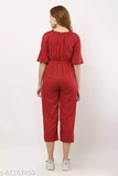 GWWa-81107894 Striped jumpsuit - Guardsman Red, S