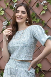 GWWa-159087301 Top & Bottom Sets  - Pattens Blue, L