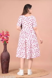 GWWb-81676284 Beautiful Designer Skater Casual Dress - Tickle Me Pink, XXL