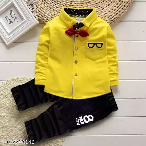 GKa-102208143 Wanderfull Creation Clothing Sets - Yellow, 4-5 Years