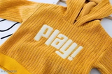 GKa-152510612 Play Printed Hoodie - Yellow Gold, 12-18 Months