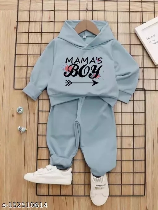 GKa-152510612 Play Printed Hoodie - Periwinkle Gray, 0-1 Years