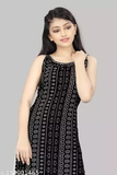 GKb- 154091465 R K Maniyar Special Rayon Suit Sharara Set* - Black, 11-12 Years